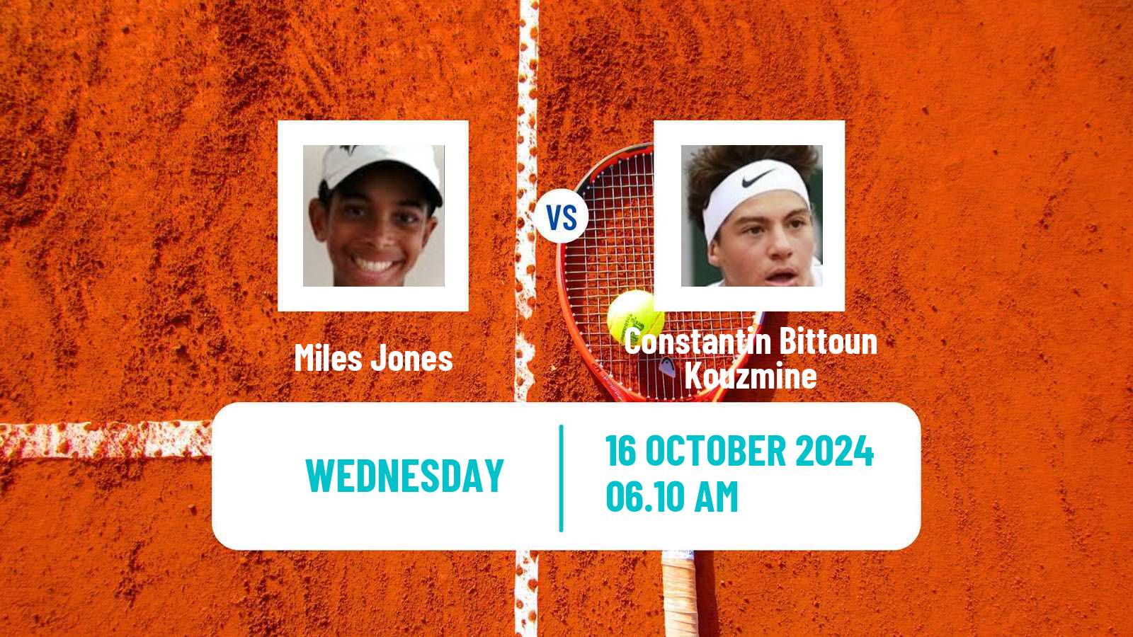 Tennis ITF M15 Monastir 42 Men Miles Jones - Constantin Bittoun Kouzmine