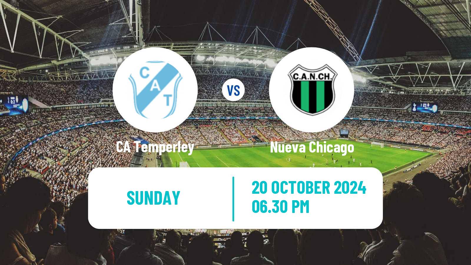 Soccer Argentinian Primera Nacional Temperley - Nueva Chicago