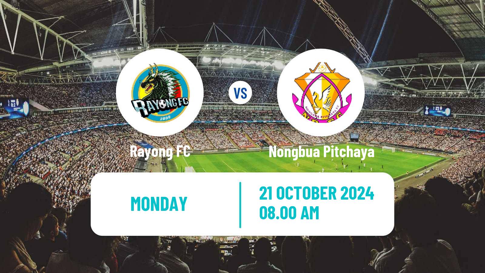 Soccer Thai League 1 Rayong FC - Nongbua Pitchaya