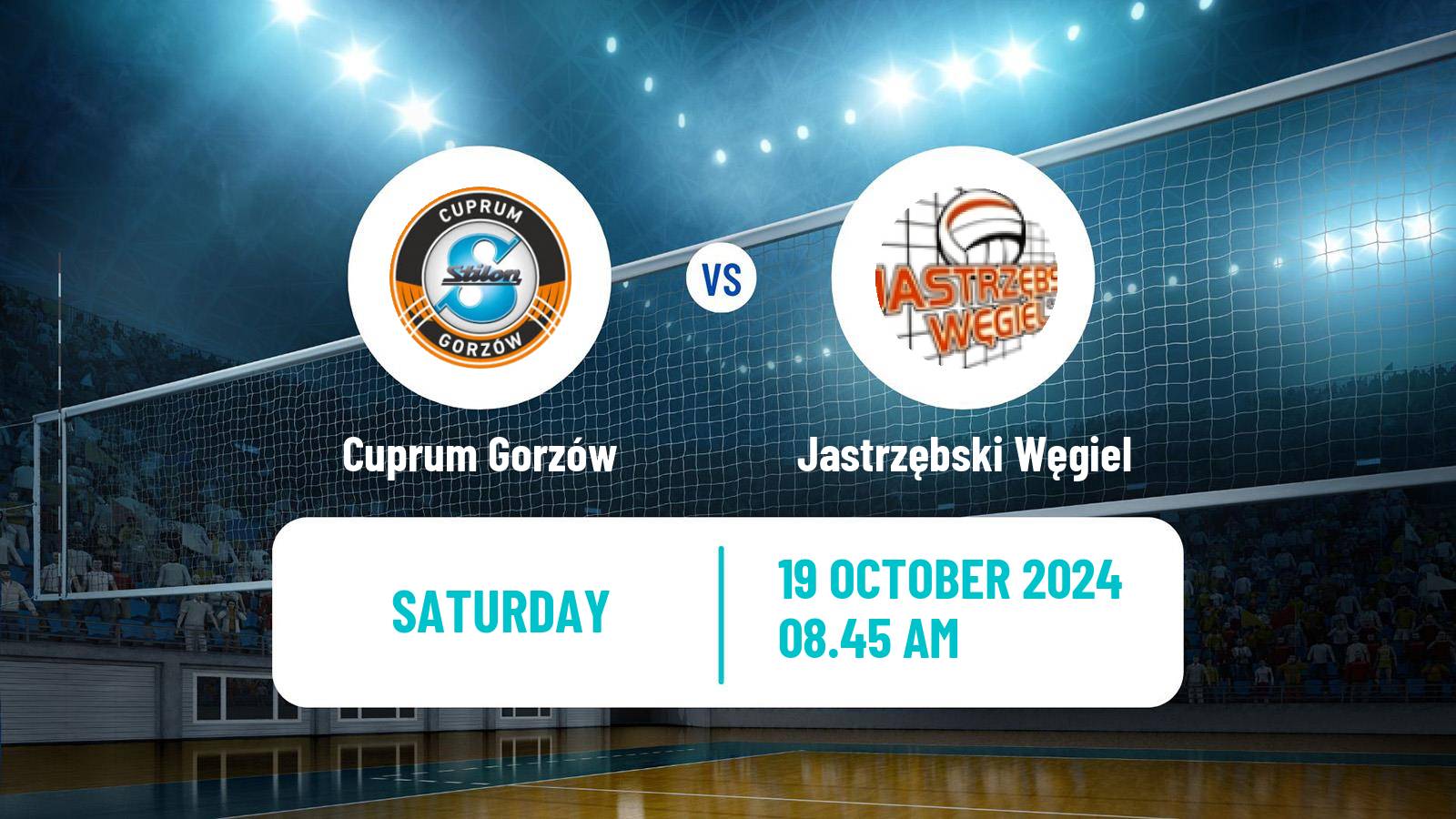 Volleyball Polish PlusLiga Cuprum Gorzów - Jastrzębski Węgiel