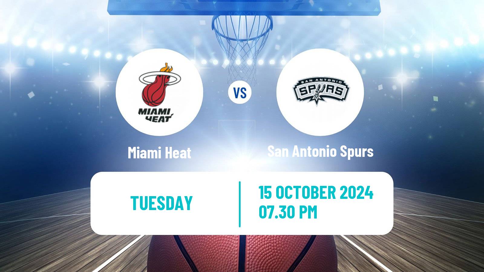 Basketball NBA Miami Heat - San Antonio Spurs