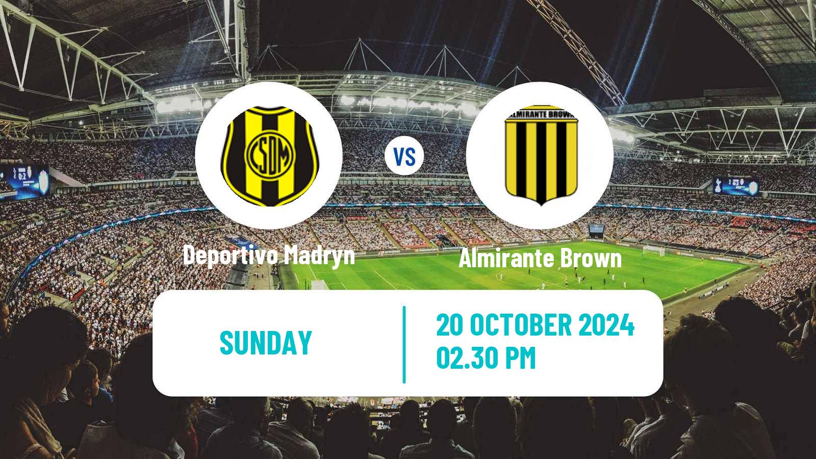 Soccer Argentinian Primera Nacional Deportivo Madryn - Almirante Brown