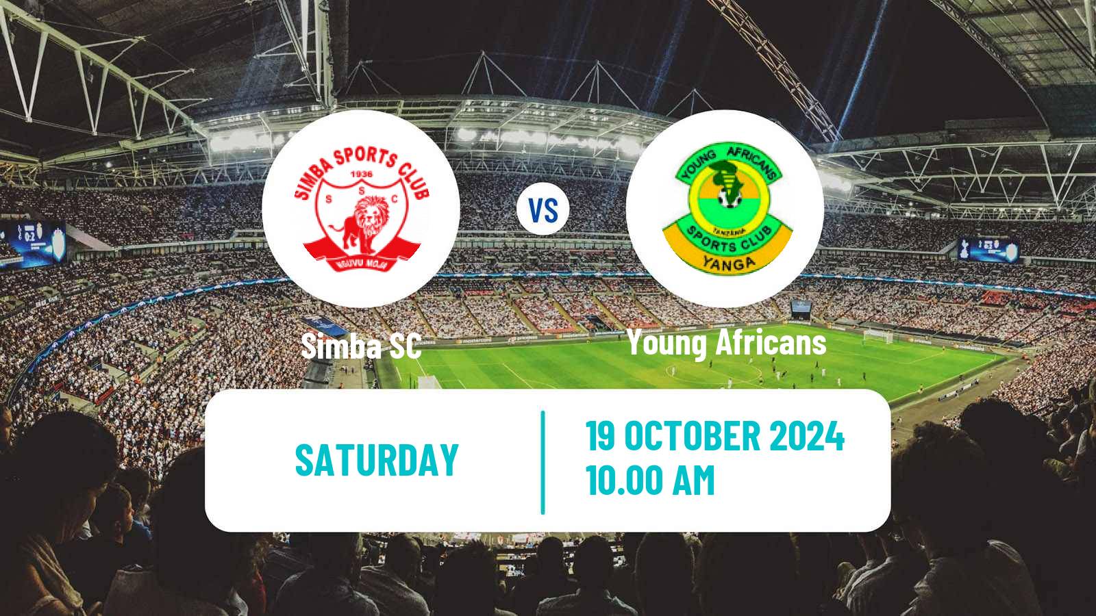 Soccer Tanzanian Premier League Simba - Young Africans