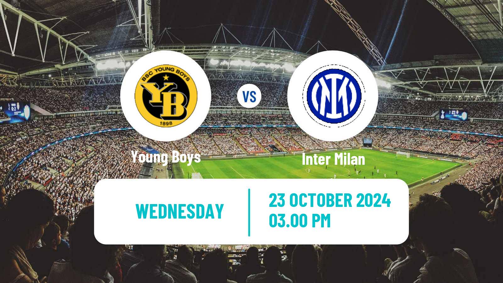 Soccer UEFA Champions League Young Boys - Inter Milan