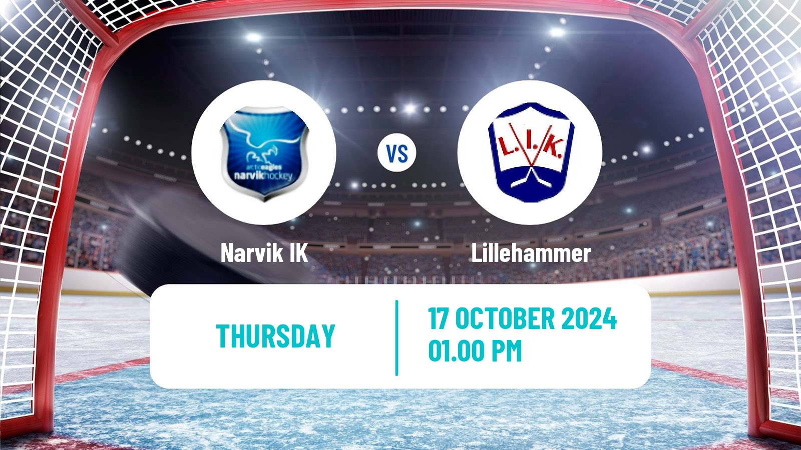 Hockey Norwegian Ligaen Hockey Narvik - Lillehammer