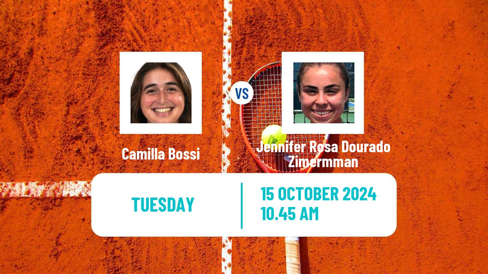 Tennis ITF W15 Trelew Women Camilla Bossi - Jennifer Rosa Dourado Zimermman