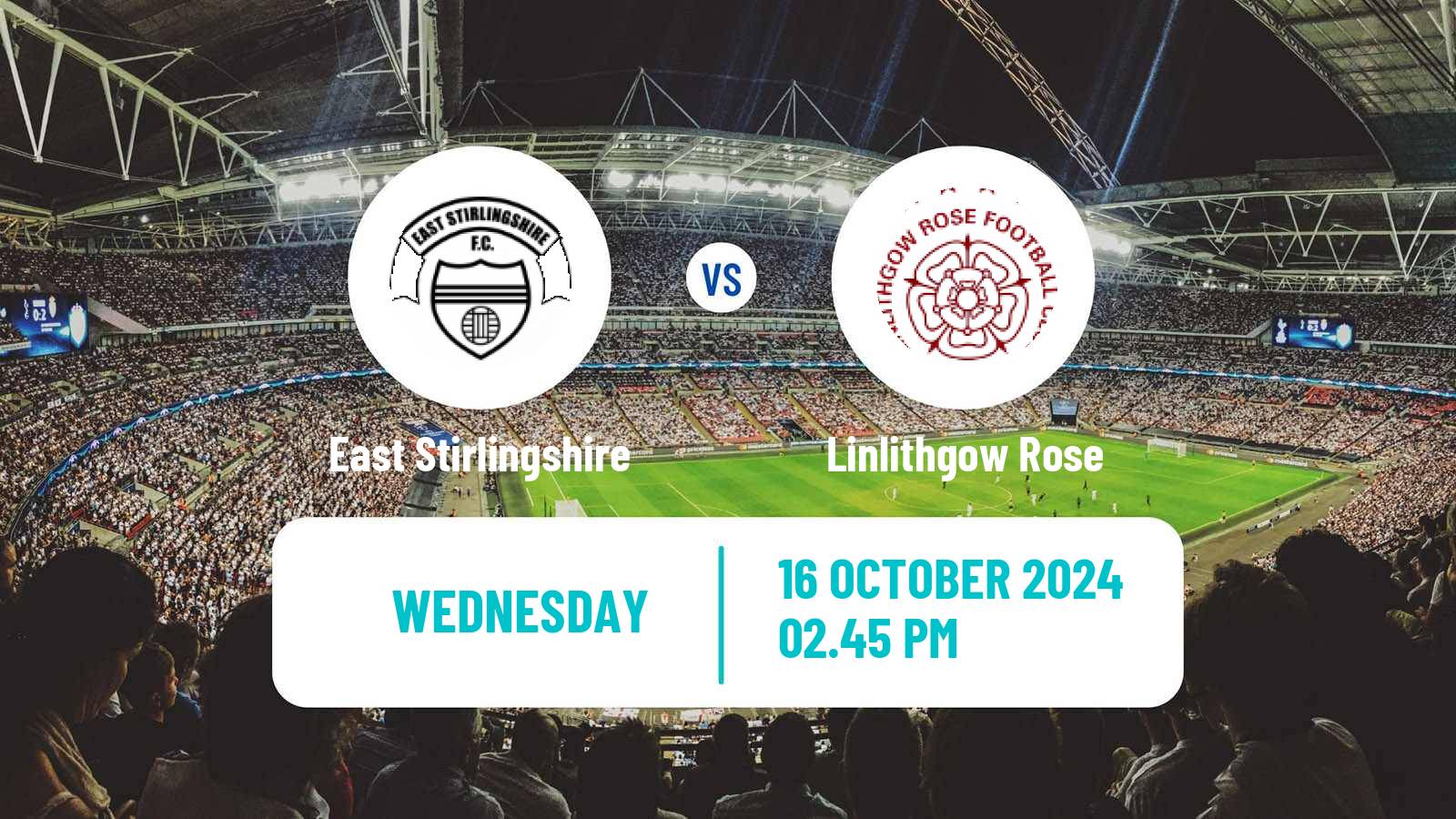 Soccer Scottish Lowland League East Stirlingshire - Linlithgow Rose