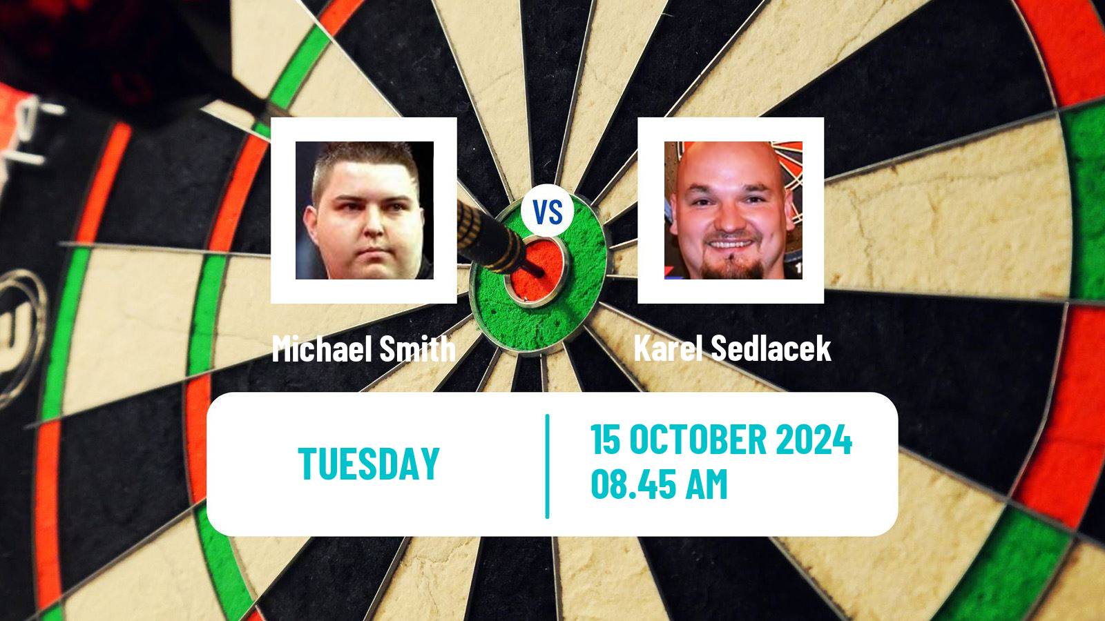 Darts Players Championship 27 2024 Michael Smith - Karel Sedlacek