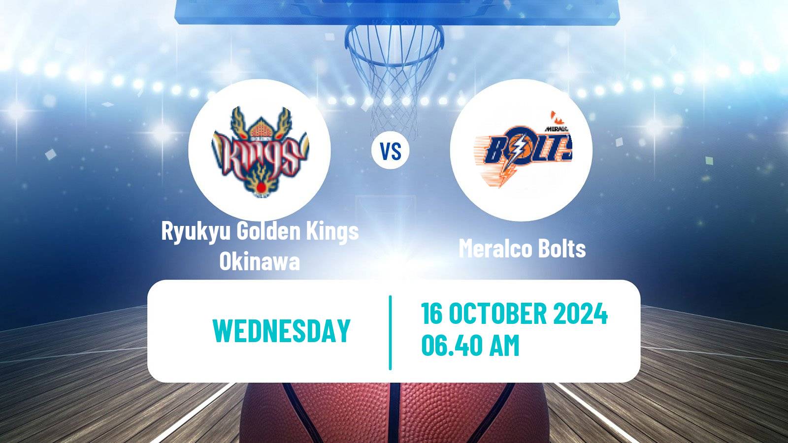 Basketball EASL Basketball Ryukyu Golden Kings Okinawa - Meralco Bolts