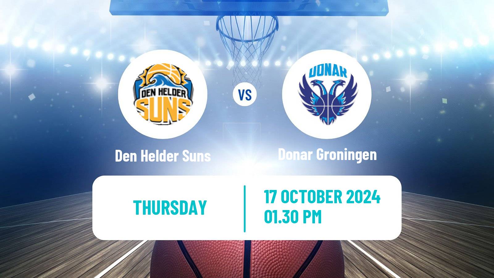 Basketball BNXT League Den Helder Suns - Donar Groningen