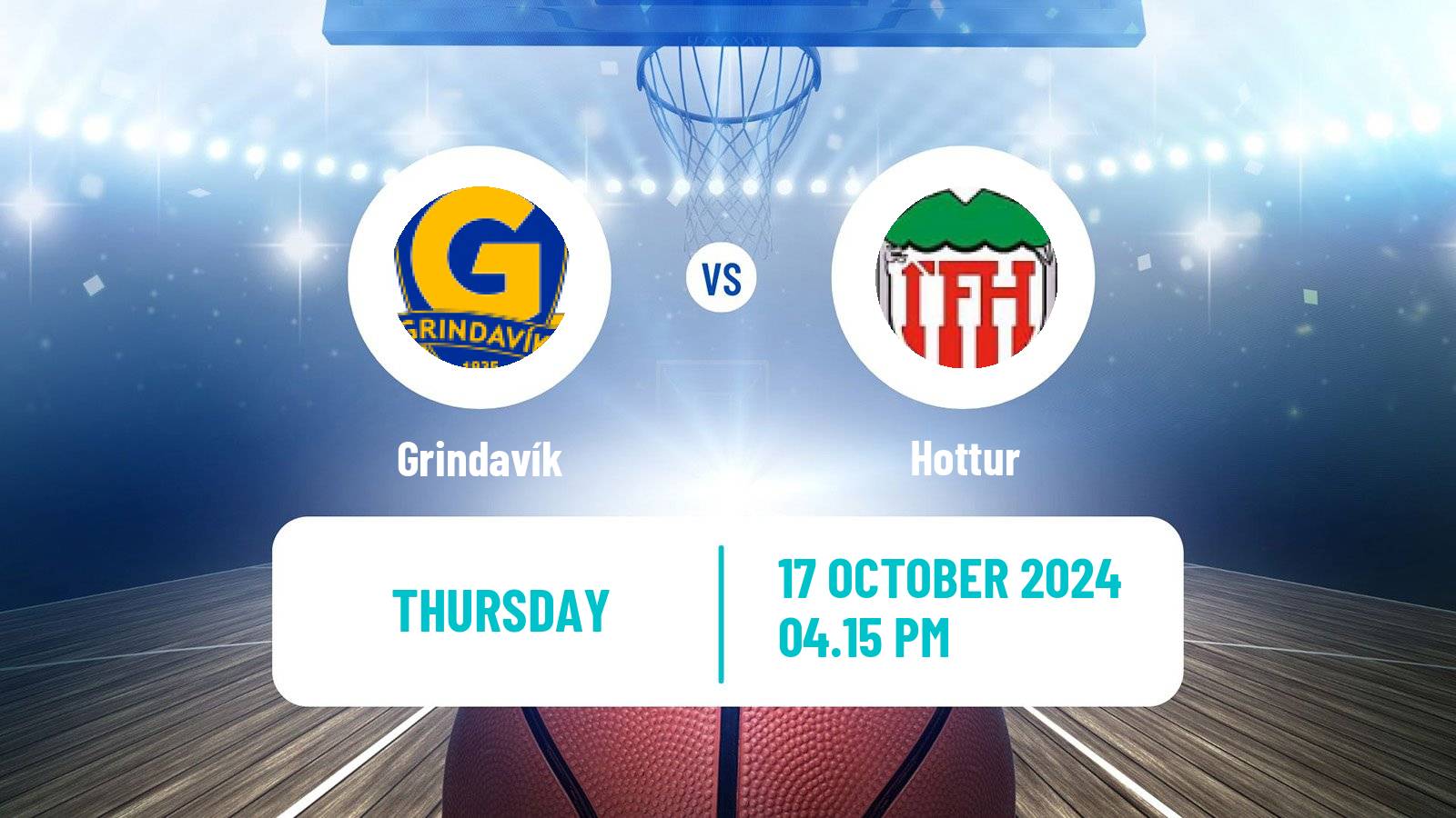 Basketball Icelandic Premier League Basketball Grindavík - Hottur