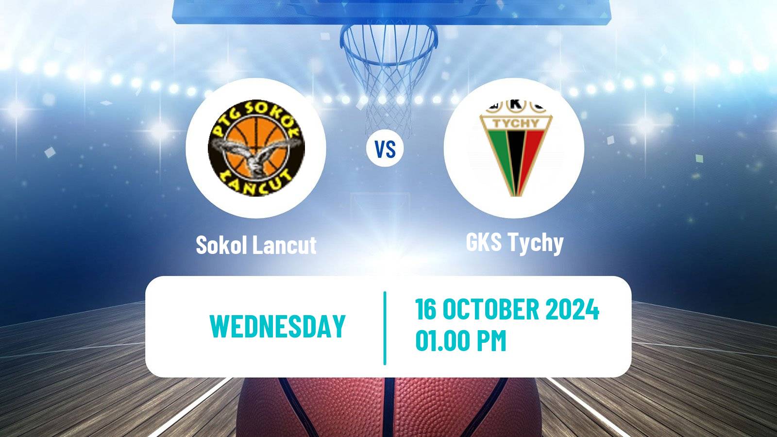 Basketball Polish 1 Liga Basketball Sokol Lancut - GKS Tychy