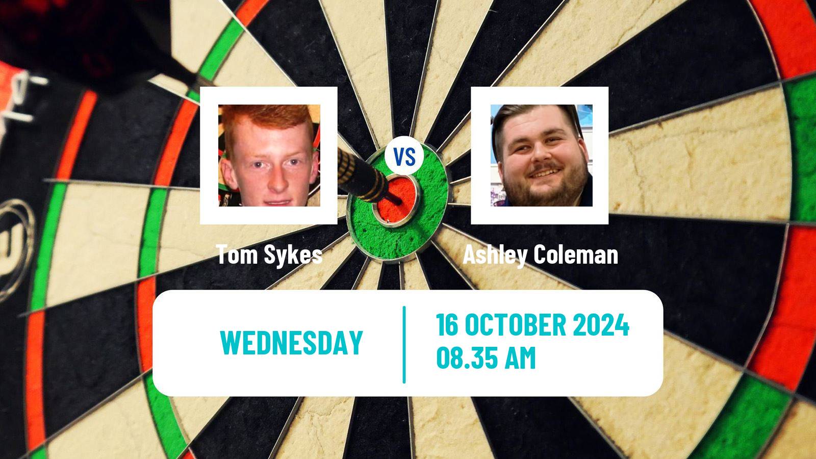 Darts Modus Super Series Tom Sykes - Ashley Coleman