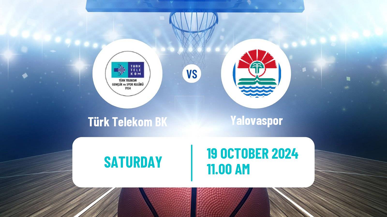 Basketball Turkish Basketball Super Ligi Türk Telekom BK - Yalovaspor