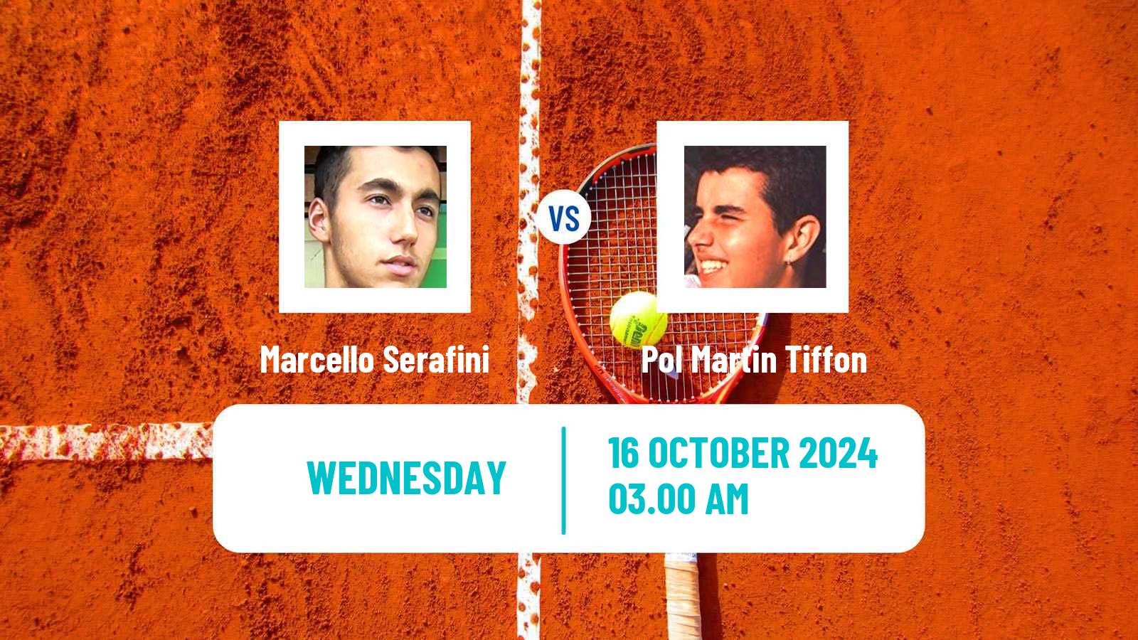 Tennis ITF M25 Santa Margherita Di Pula 11 Men Marcello Serafini - Pol Martin Tiffon