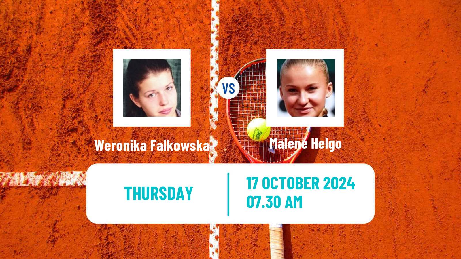 Tennis ITF W35 Faro Women Weronika Falkowska - Malene Helgo