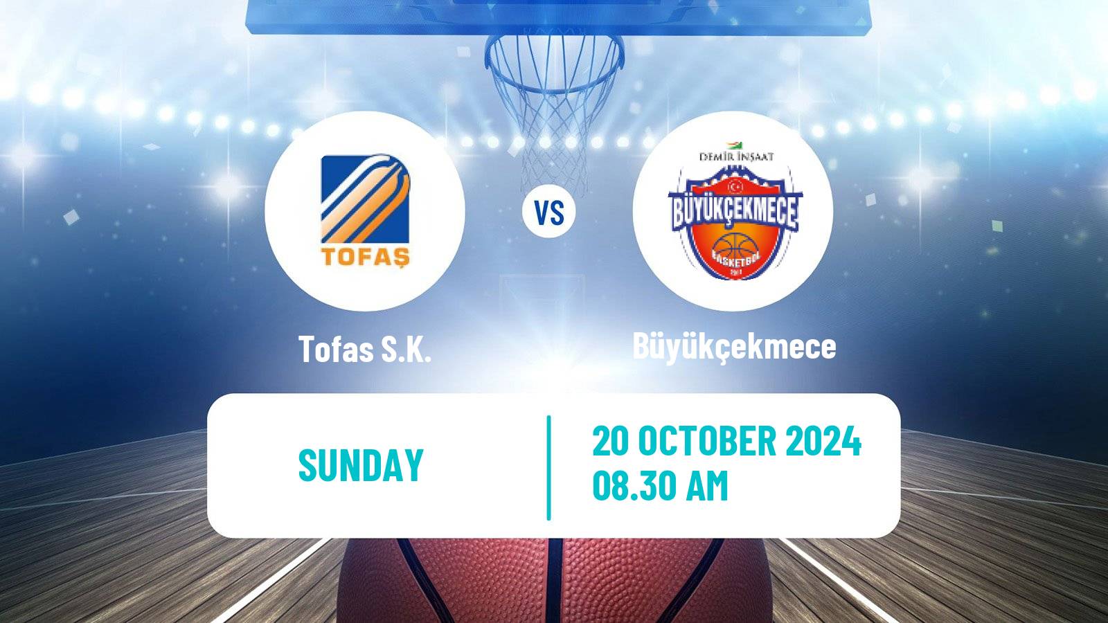 Basketball Turkish Basketball Super Ligi Tofaş - Büyükçekmece