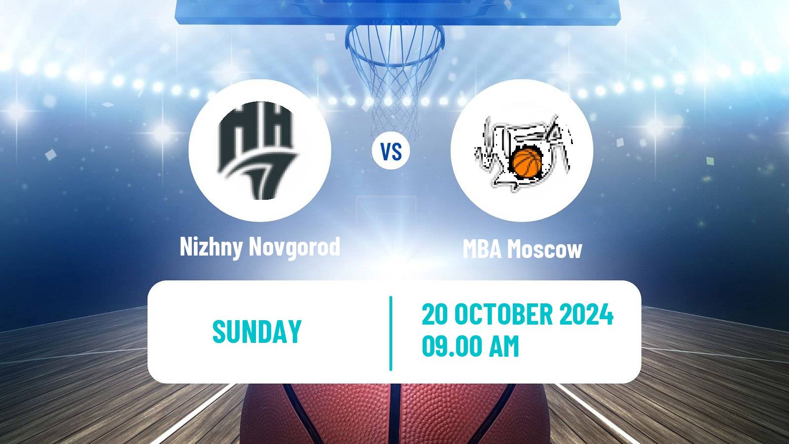 Basketball VTB United League Nizhny Novgorod - MBA Moscow