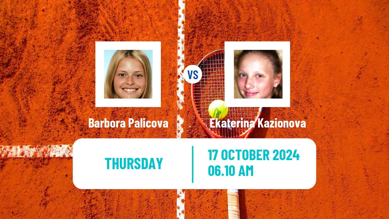 Tennis ITF W50 Cherbourg En Cotentin Women Barbora Palicova - Ekaterina Kazionova