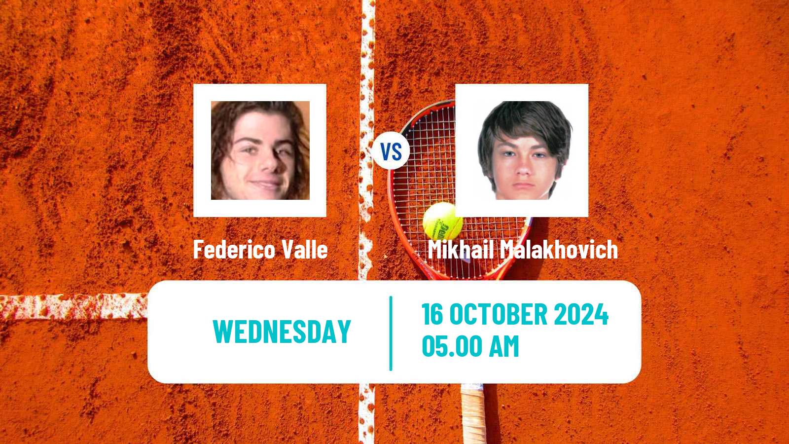 Tennis ITF M15 Tsaghkadzor Men Federico Valle - Mikhail Malakhovich