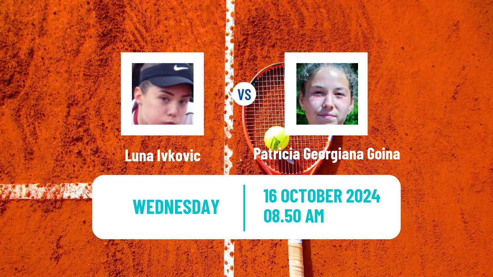 Tennis ITF W15 Bol 3 Women Luna Ivkovic - Patricia Georgiana Goina