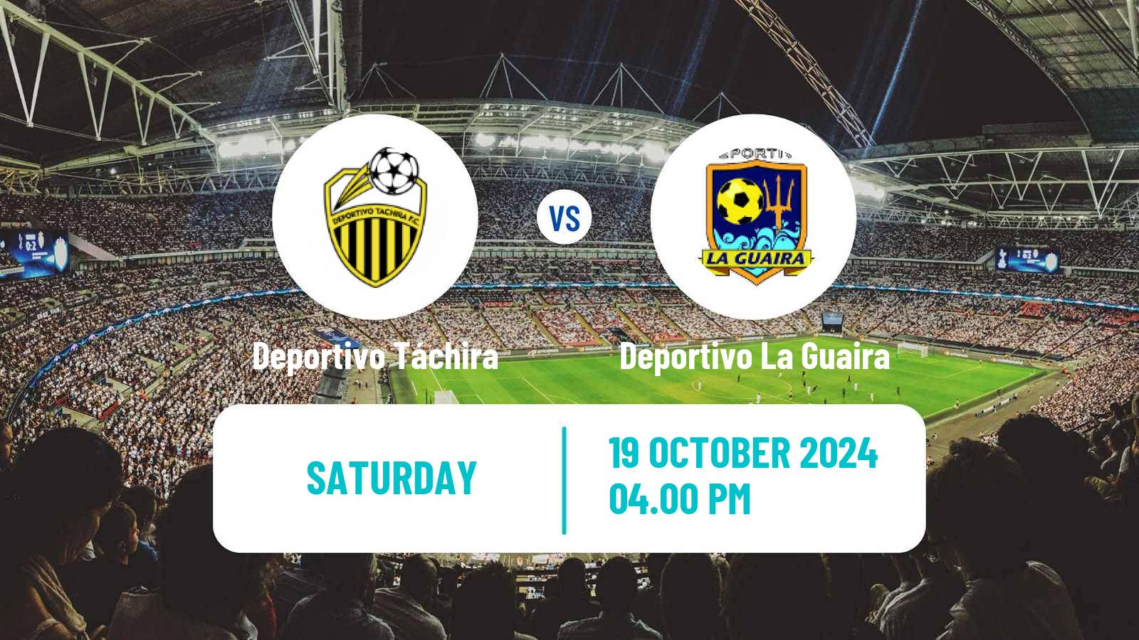 Soccer Venezuelan Primera Division Deportivo Táchira - Deportivo La Guaira