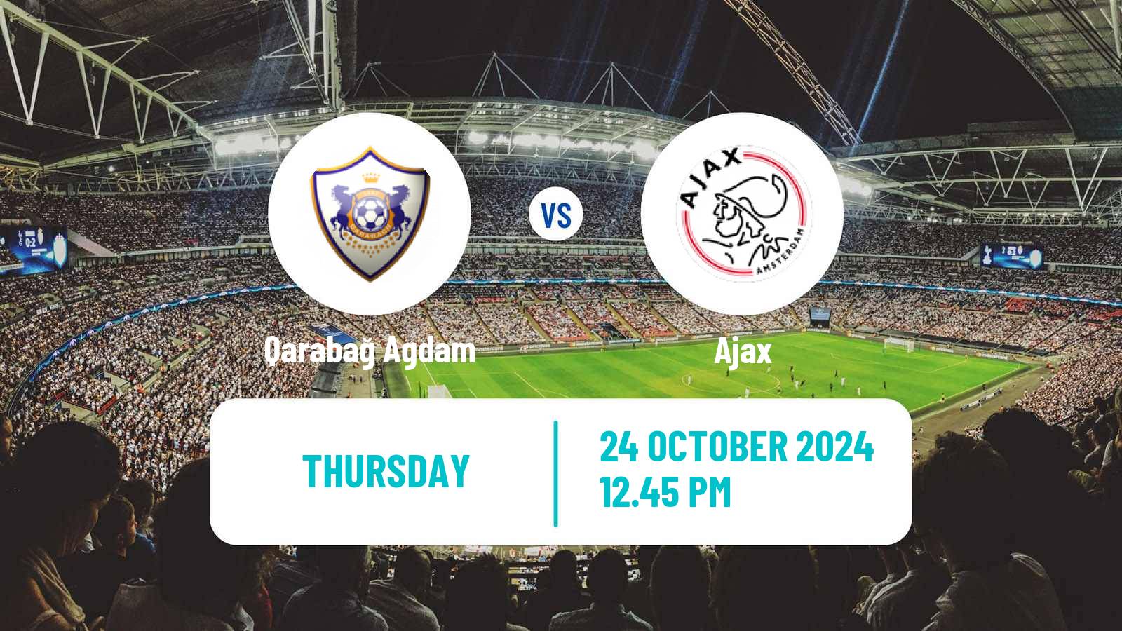 Soccer UEFA Europa League Qarabağ Agdam - Ajax