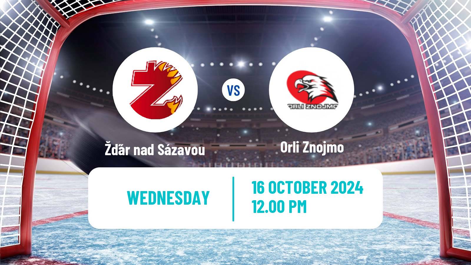 Hockey Czech 2 Liga Hockey East Žďár nad Sázavou - Orli Znojmo