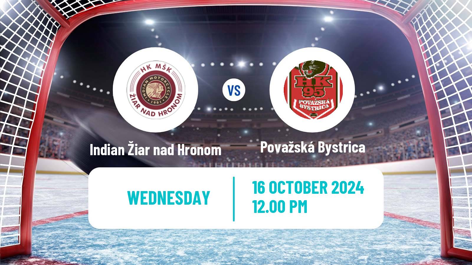 Hockey Slovak 1 Liga Hockey Indian Žiar nad Hronom - Považská Bystrica