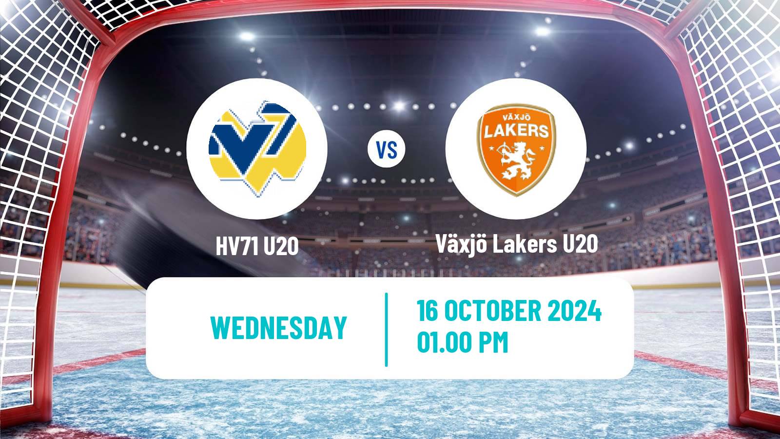 Hockey Swedish Superelit U20 Hockey HV71 U20 - Växjö Lakers U20