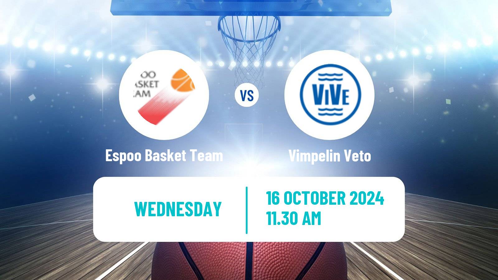 Basketball Finnish Korisliiga Women Espoo Basket Team - Vimpelin Veto