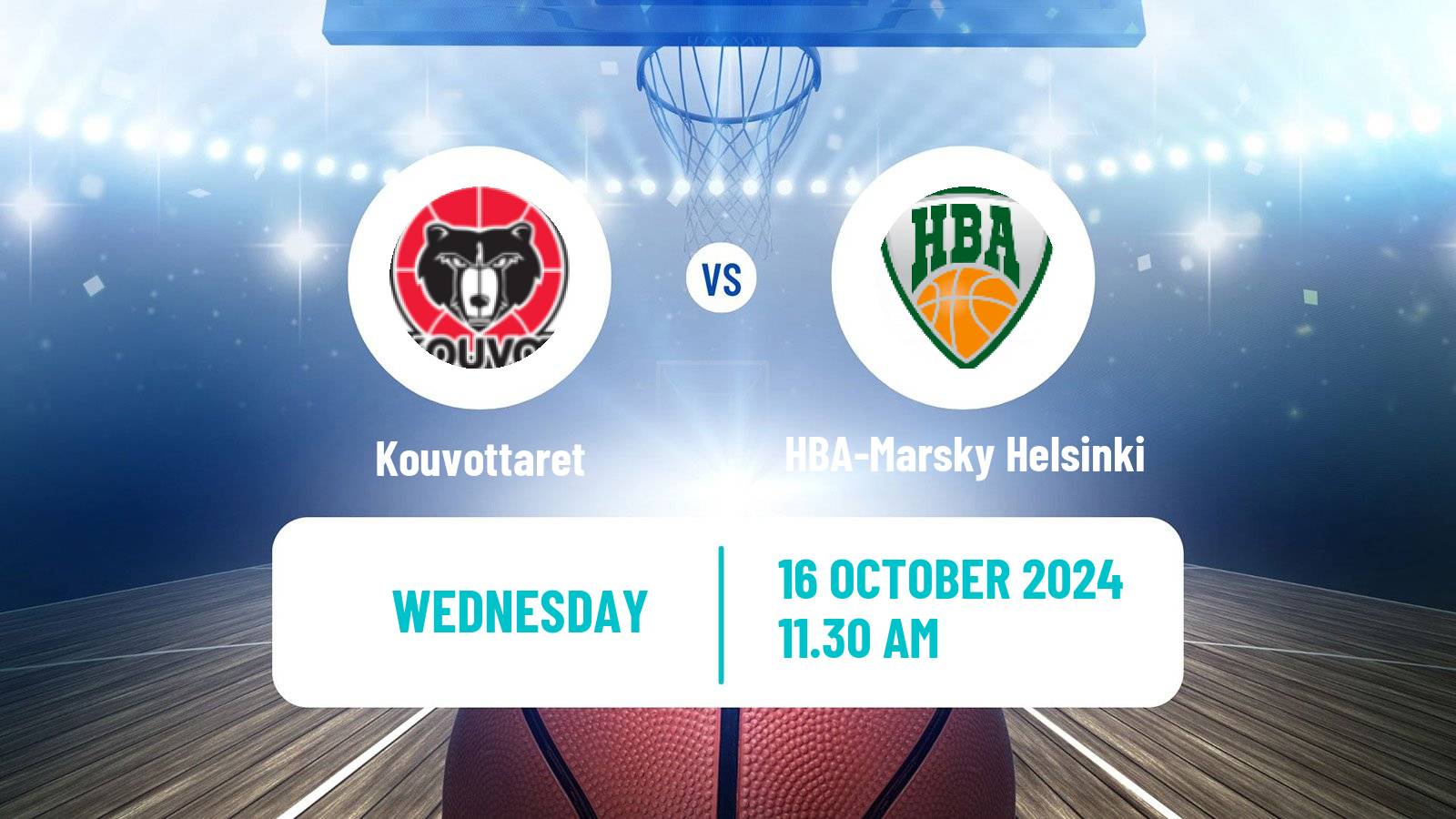 Basketball Finnish Korisliiga Women Kouvottaret - HBA-Marsky Helsinki