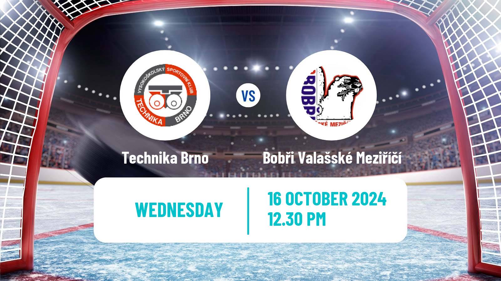 Hockey Czech 2 Liga Hockey East Technika Brno - Bobři Valašské Meziříčí