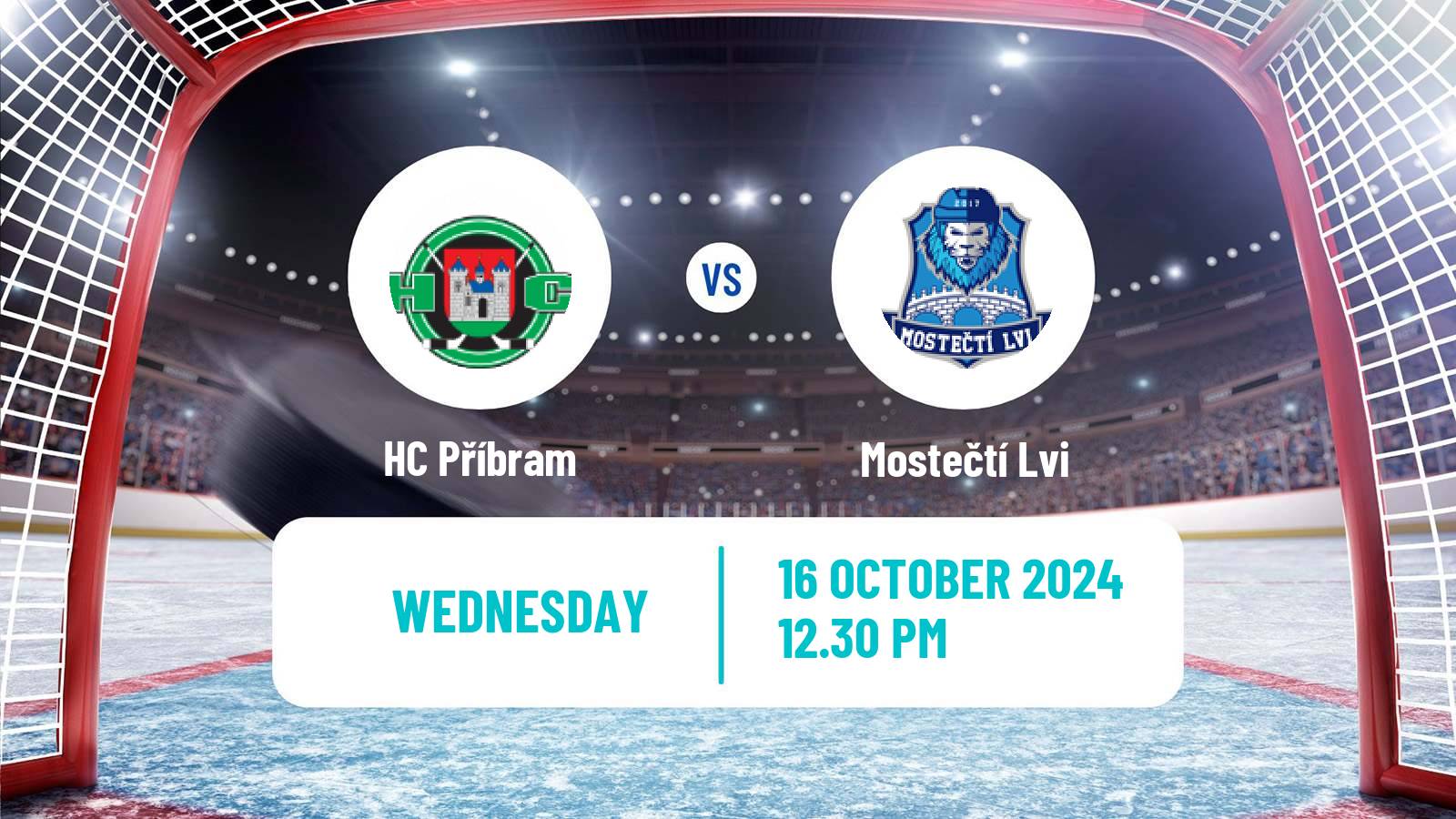 Hockey Czech 2 Liga Hockey West Příbram - Mostečtí Lvi