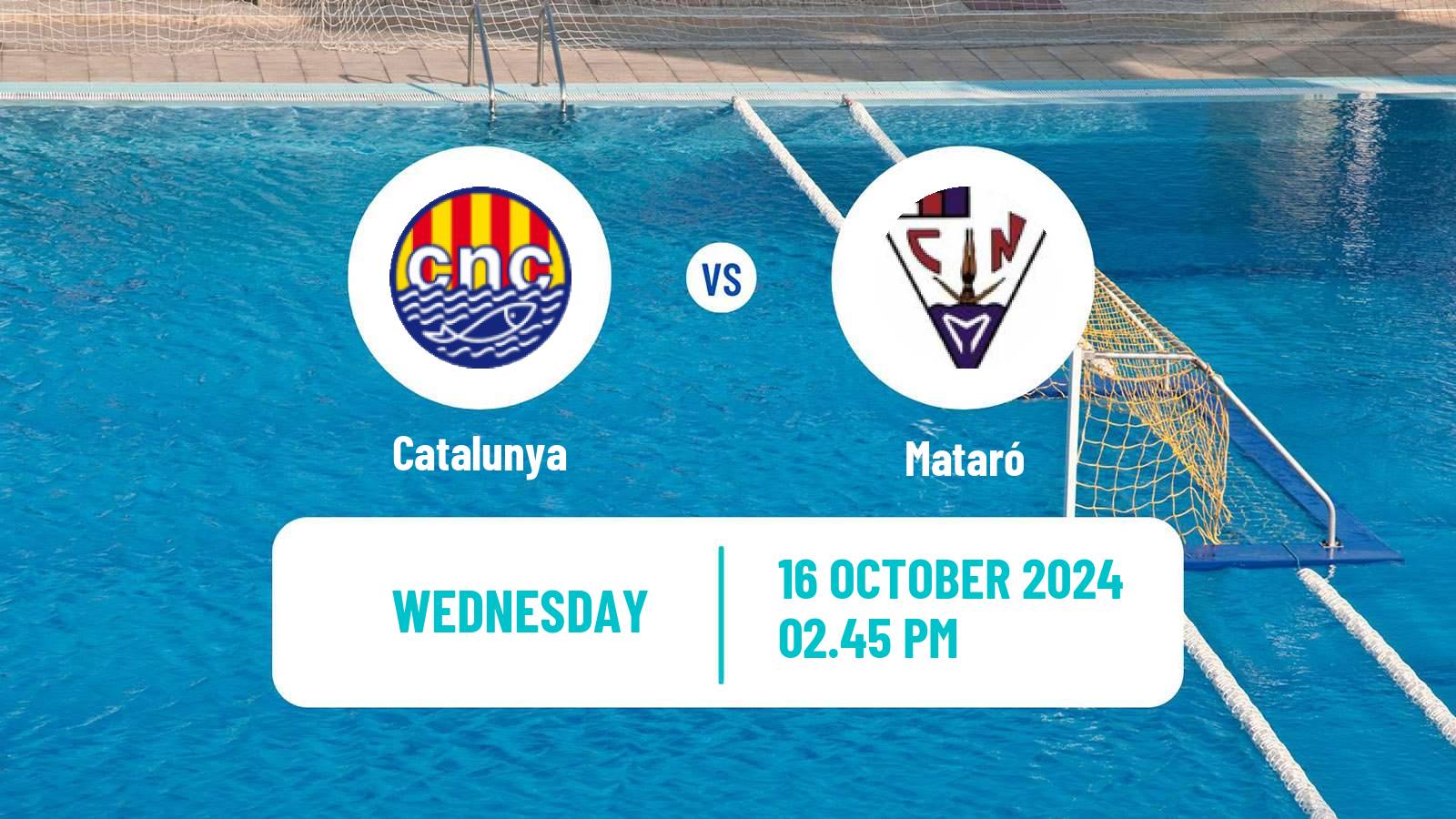 Water polo Spanish Liga Premaat Women Catalunya - Mataró