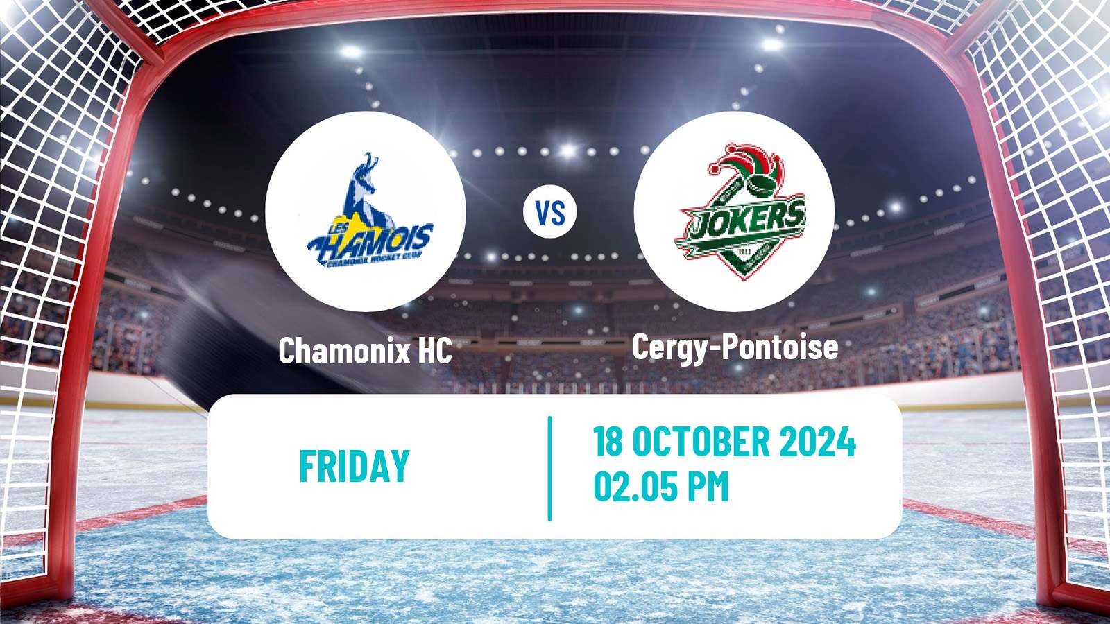 Hockey French Ligue Magnus Chamonix - Cergy-Pontoise