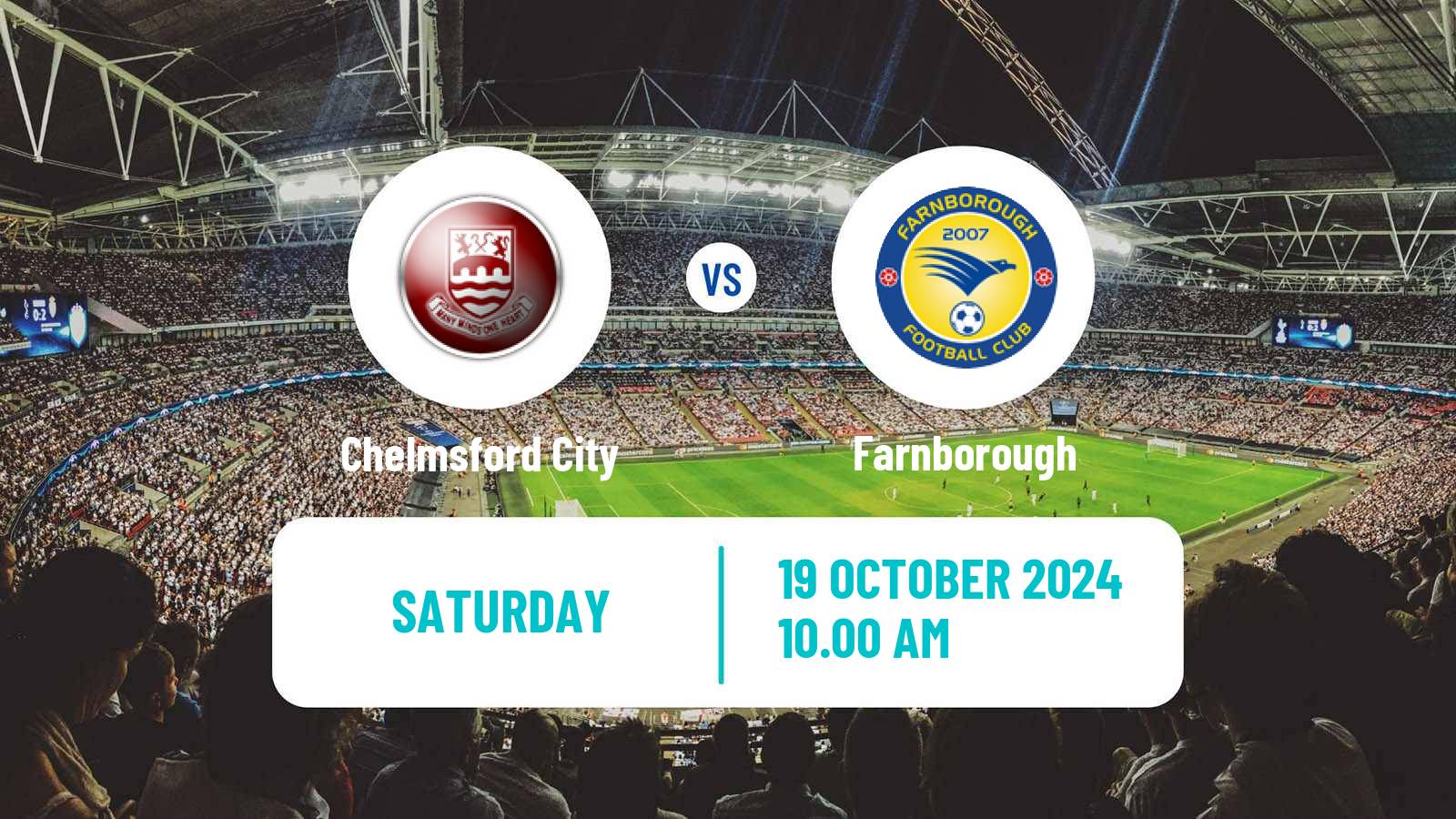 Soccer English National League South Chelmsford City - Farnborough