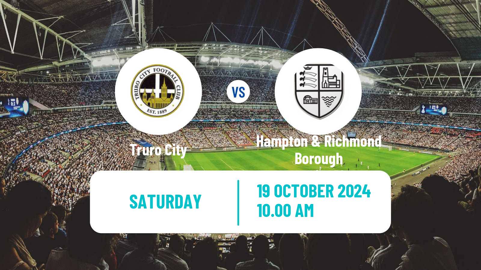 Soccer English National League South Truro City - Hampton & Richmond Borough