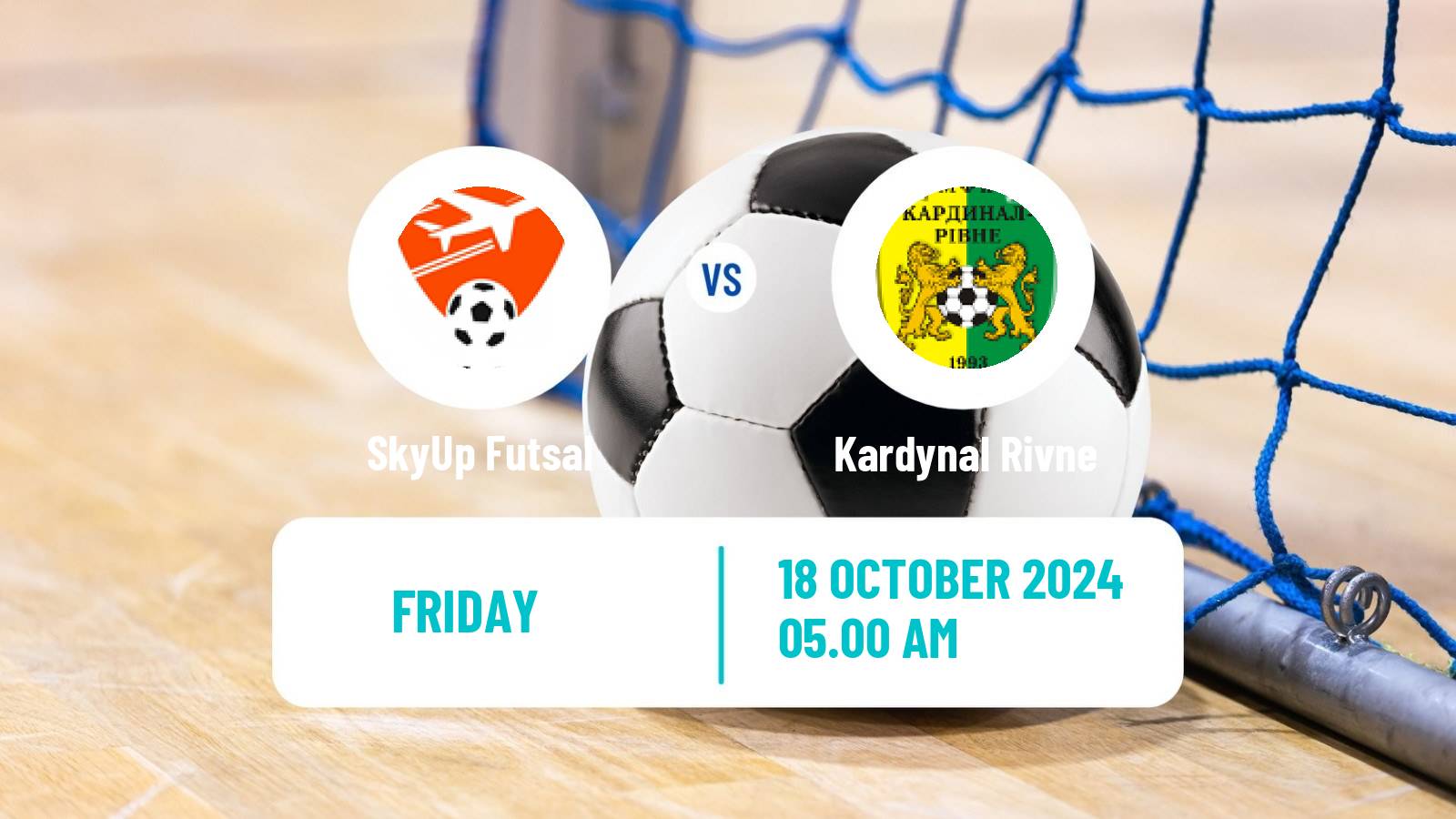 Futsal Ukrainian Extra Liga Futsal SkyUp - Kardynal Rivne