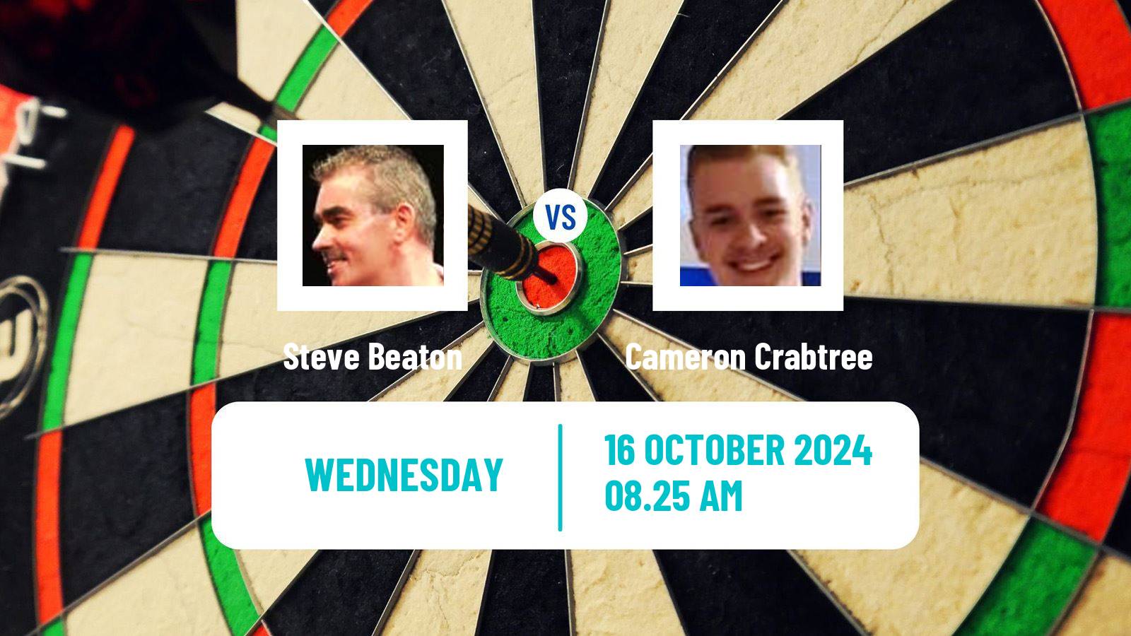 Darts Players Championship 28 Steve Beaton - Cameron Crabtree