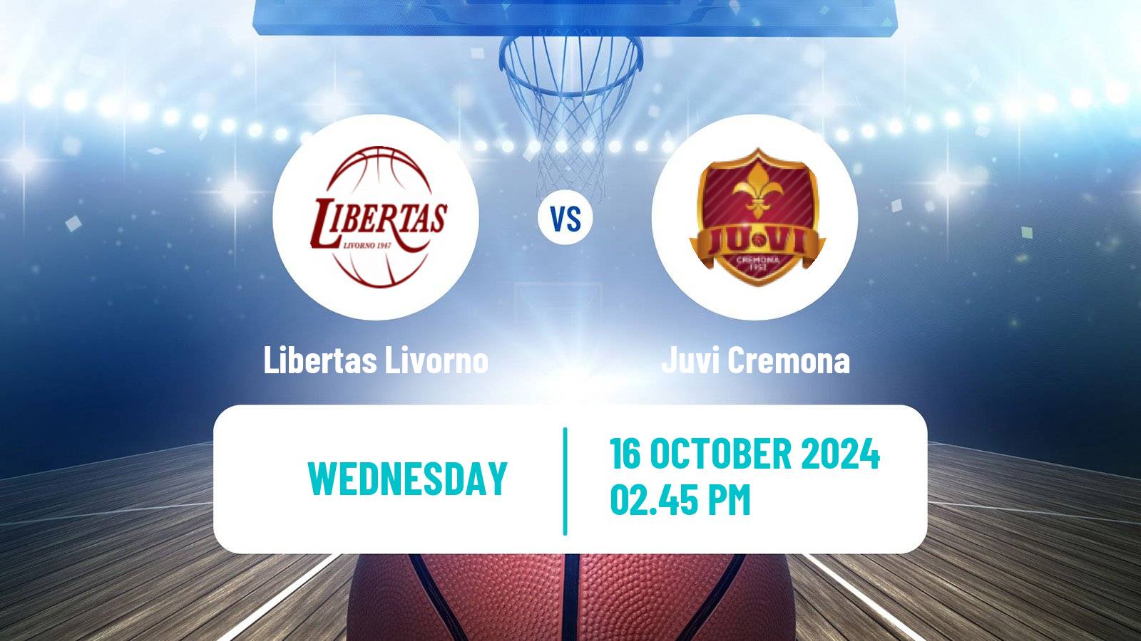 Basketball Italian Serie A2 Basketball Libertas Livorno - Juvi Cremona