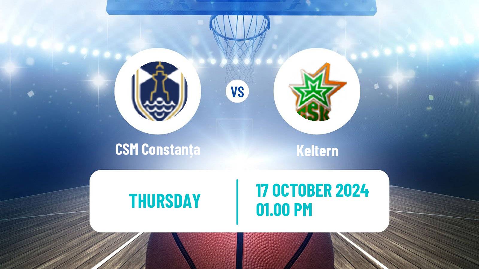 Basketball Eurocup Women CSM Constanța - Keltern