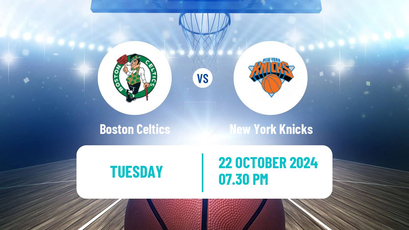 Basketball NBA Boston Celtics - New York Knicks