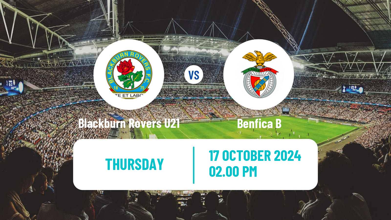 Soccer English Premier League International Cup Blackburn Rovers U21 - Benfica B