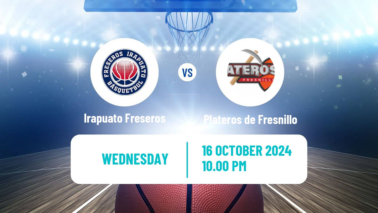 Basketball Mexican LNBP Irapuato Freseros - Plateros de Fresnillo