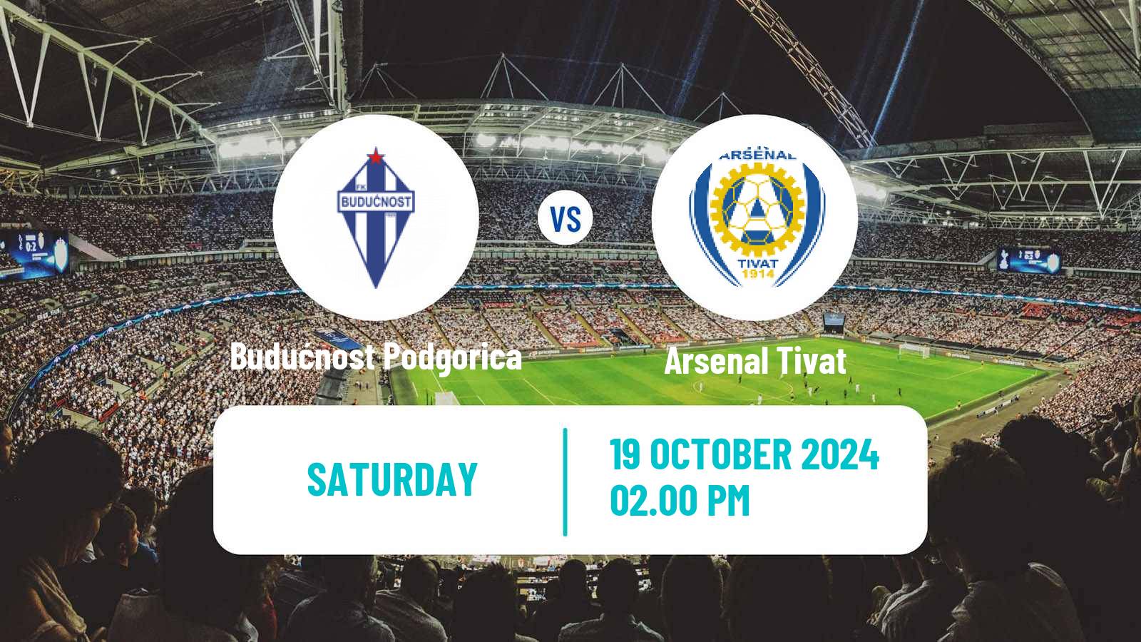 Soccer Montenegrin First League Budućnost Podgorica - Arsenal Tivat