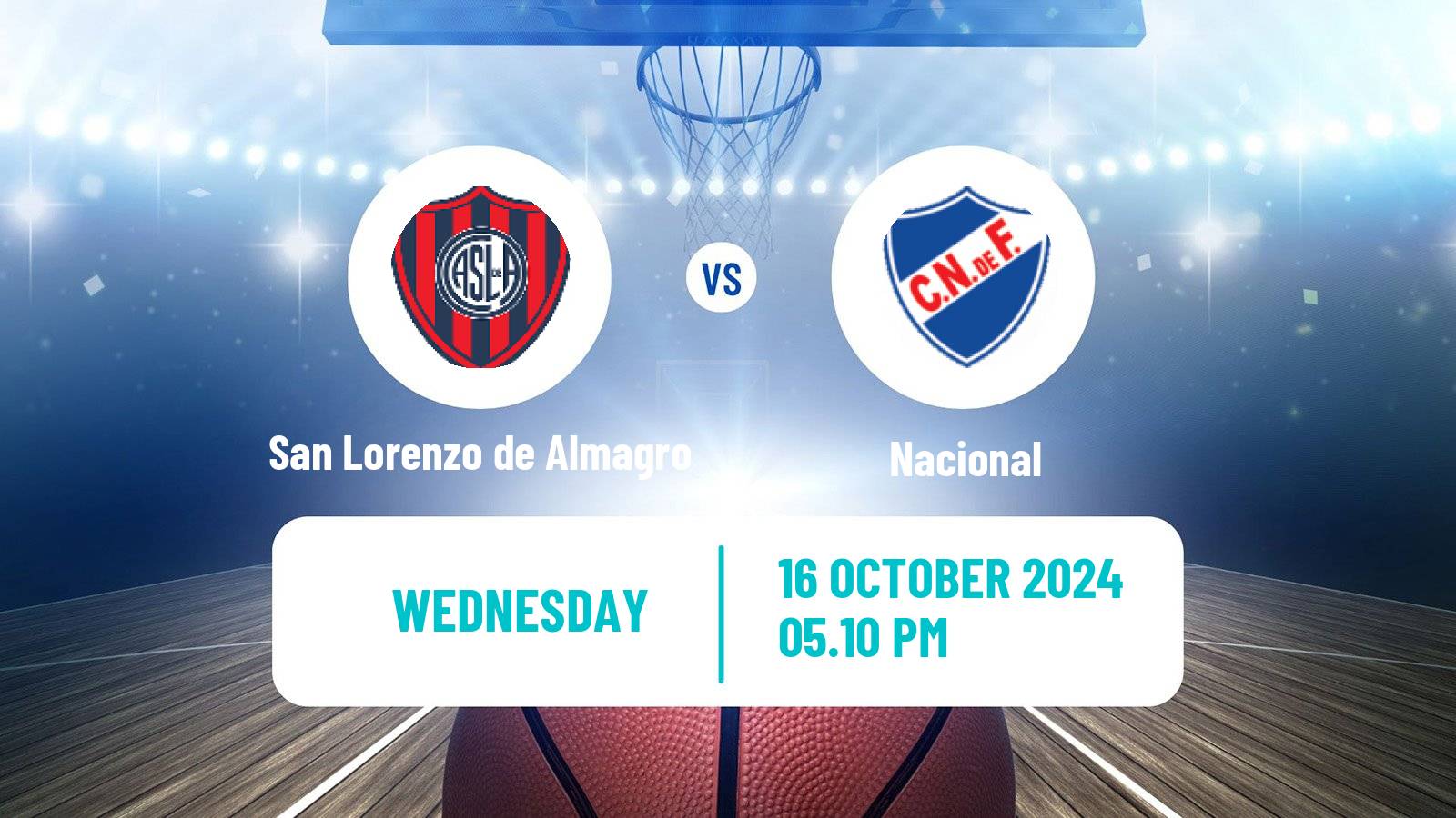 Basketball Basketball South American League San Lorenzo de Almagro - Nacional