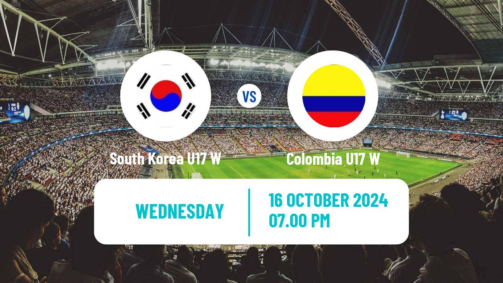 Soccer World Cup Women U17 South Korea U17 W - Colombia U17 W