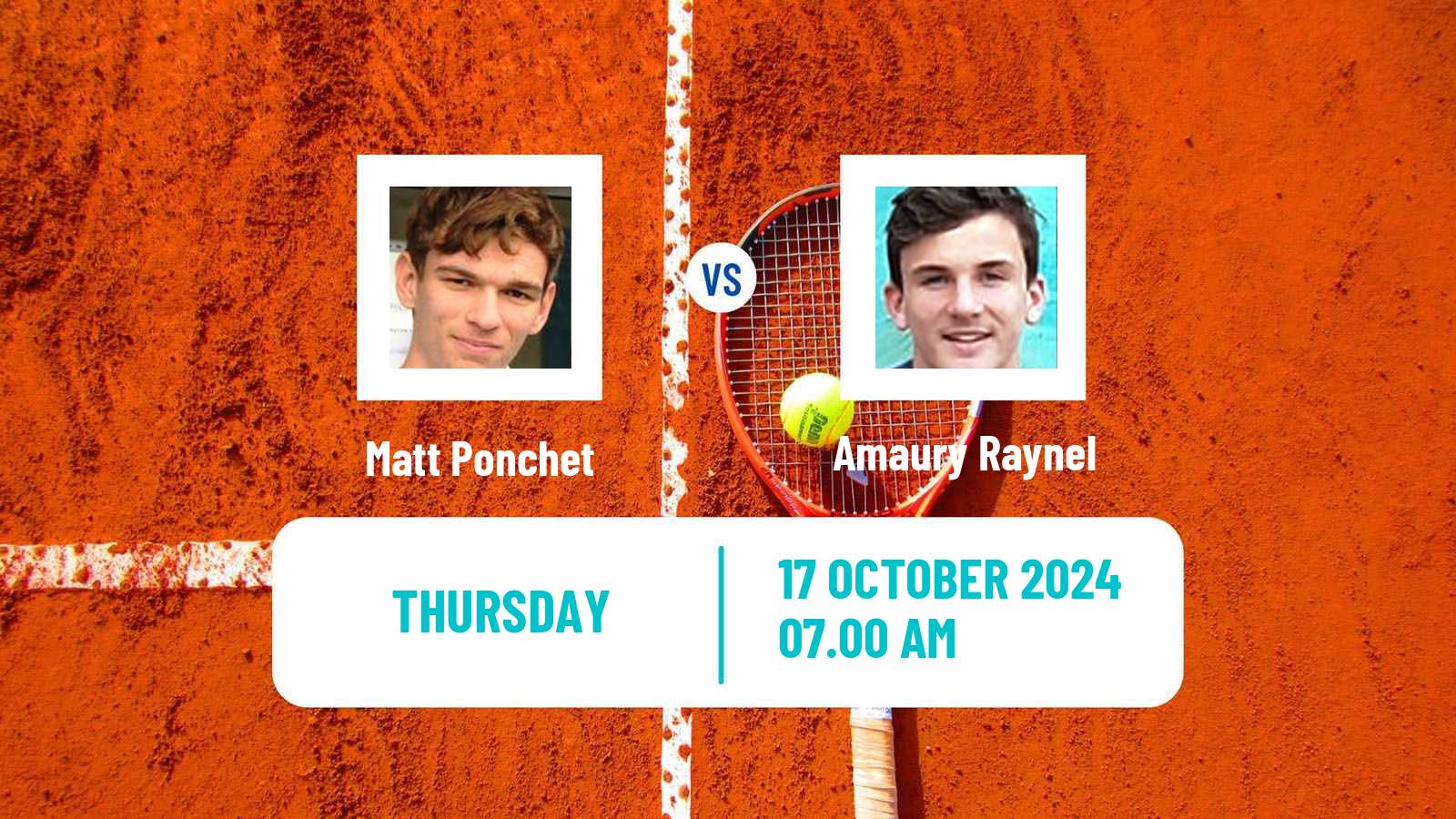 Tennis ITF M15 Villers Les Nancy Men Matt Ponchet - Amaury Raynel