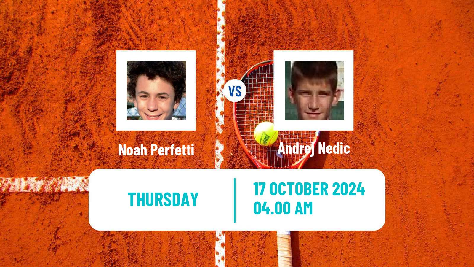 Tennis ITF M15 Bol 3 Men Noah Perfetti - Andrej Nedic